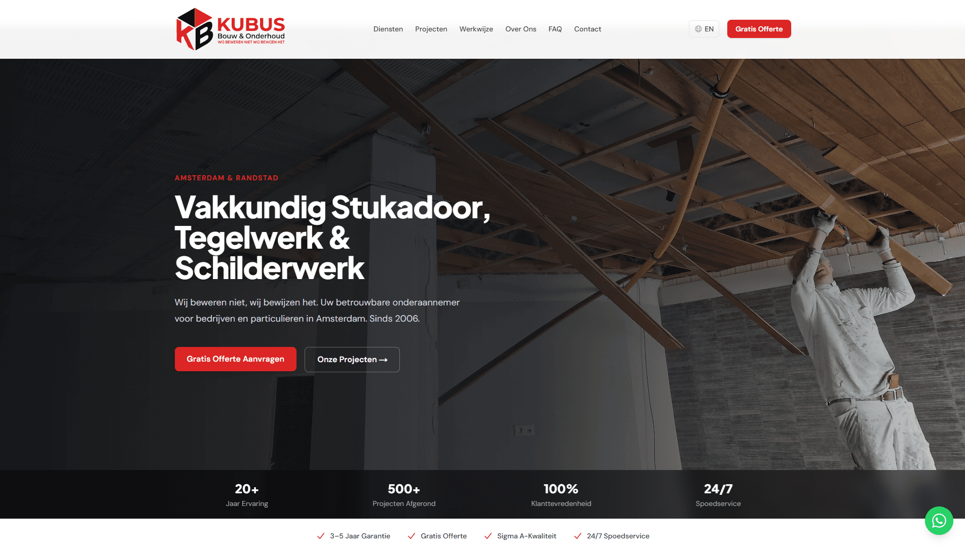Kubusklus website screenshot